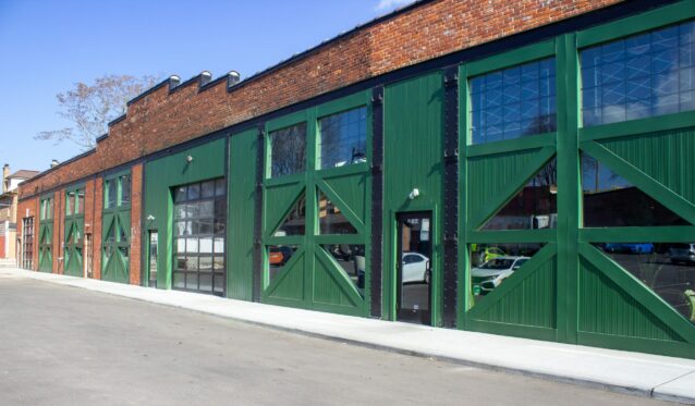 East car barn exterior